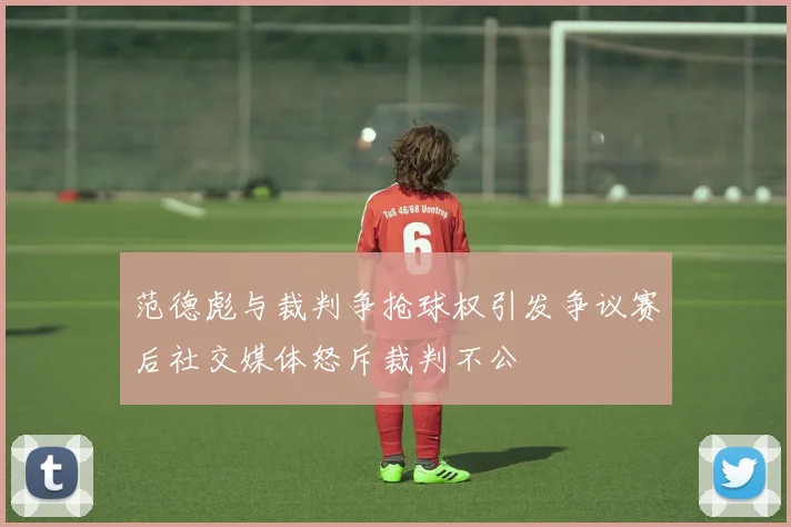 范德彪与裁判争抢球权引发争议赛后社交媒体怒斥裁判不公
